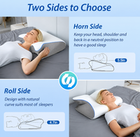 Memory Foam Cervical Pillow – White | Ergonomic Neck Support